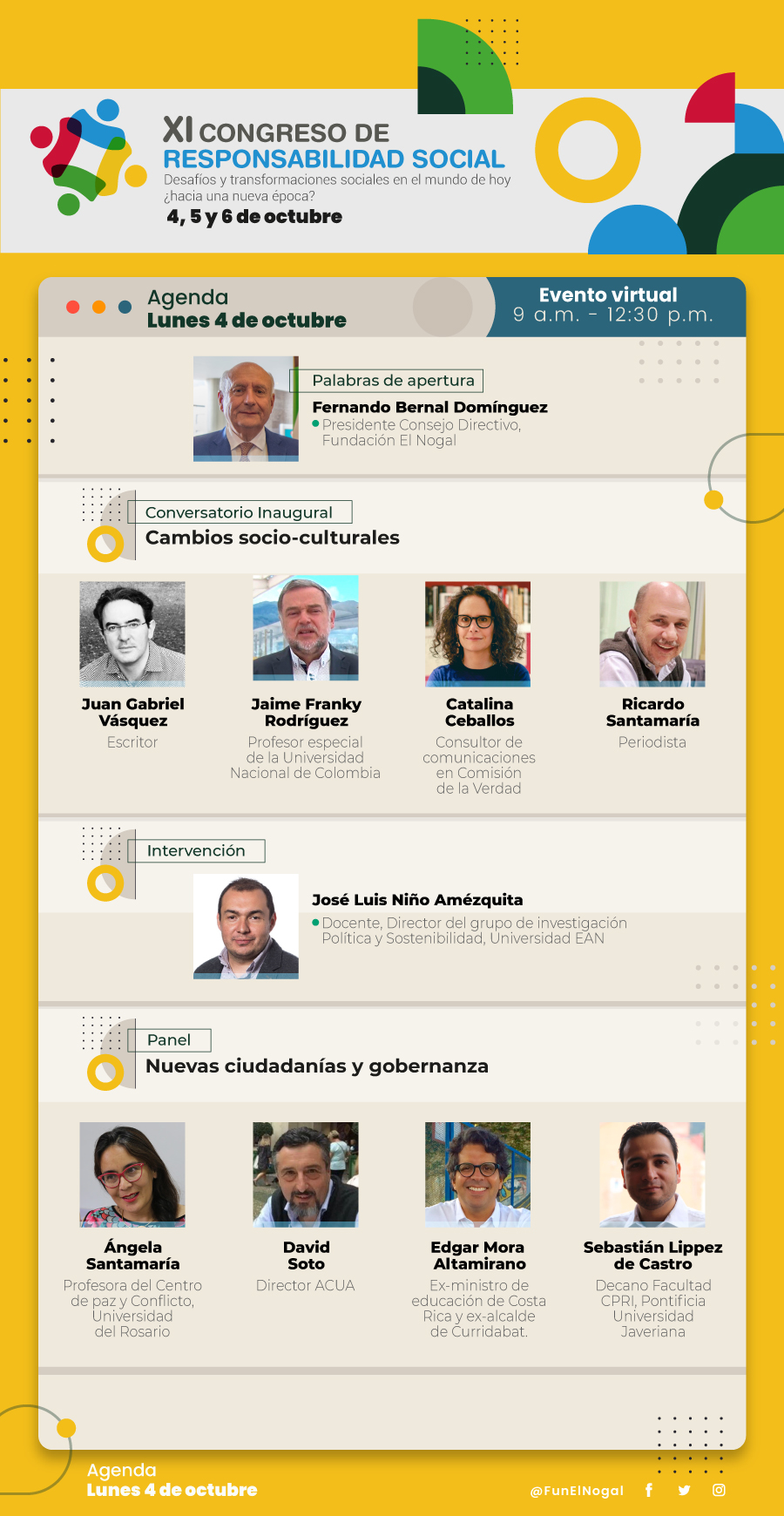 Agenda 4 de octubre