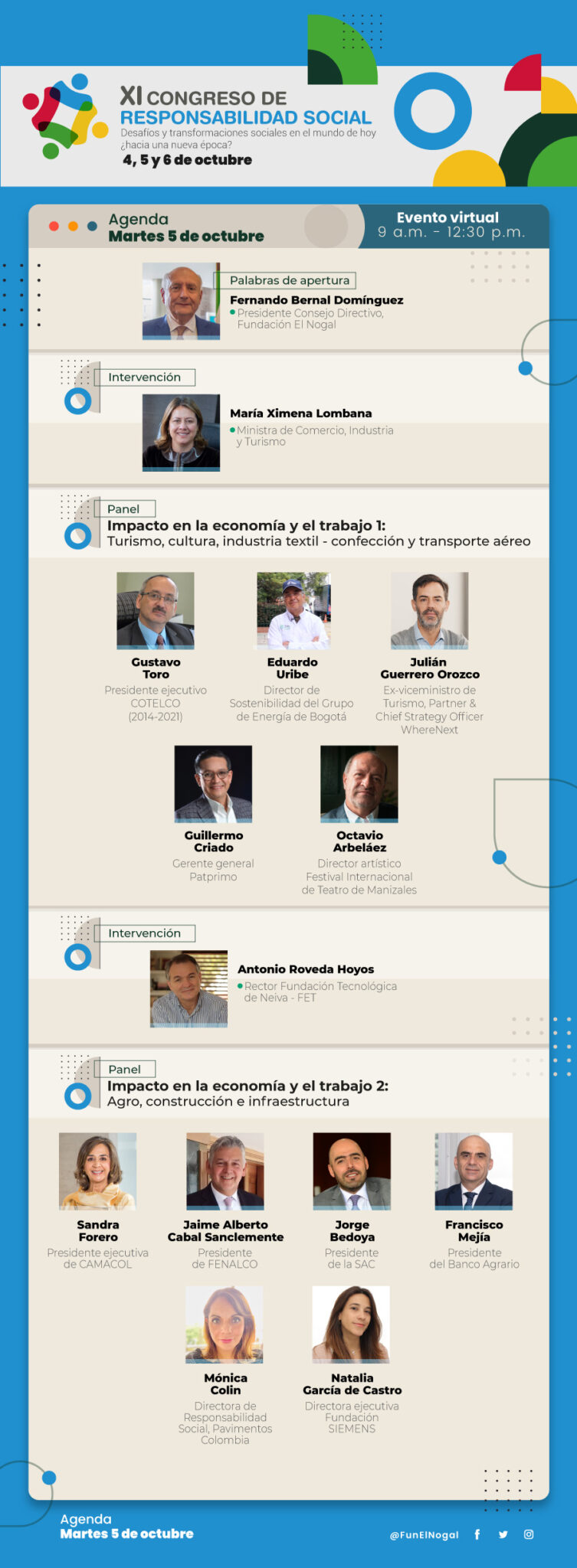 Agenda 5 de octubre